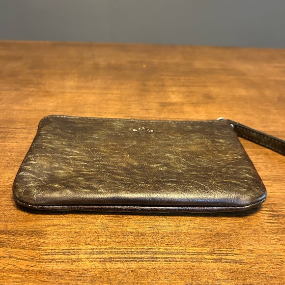 Patricia Nash Cassini Leather Wristlet Clutch Tooled Turquoise NWOT - Picture 3 of 7